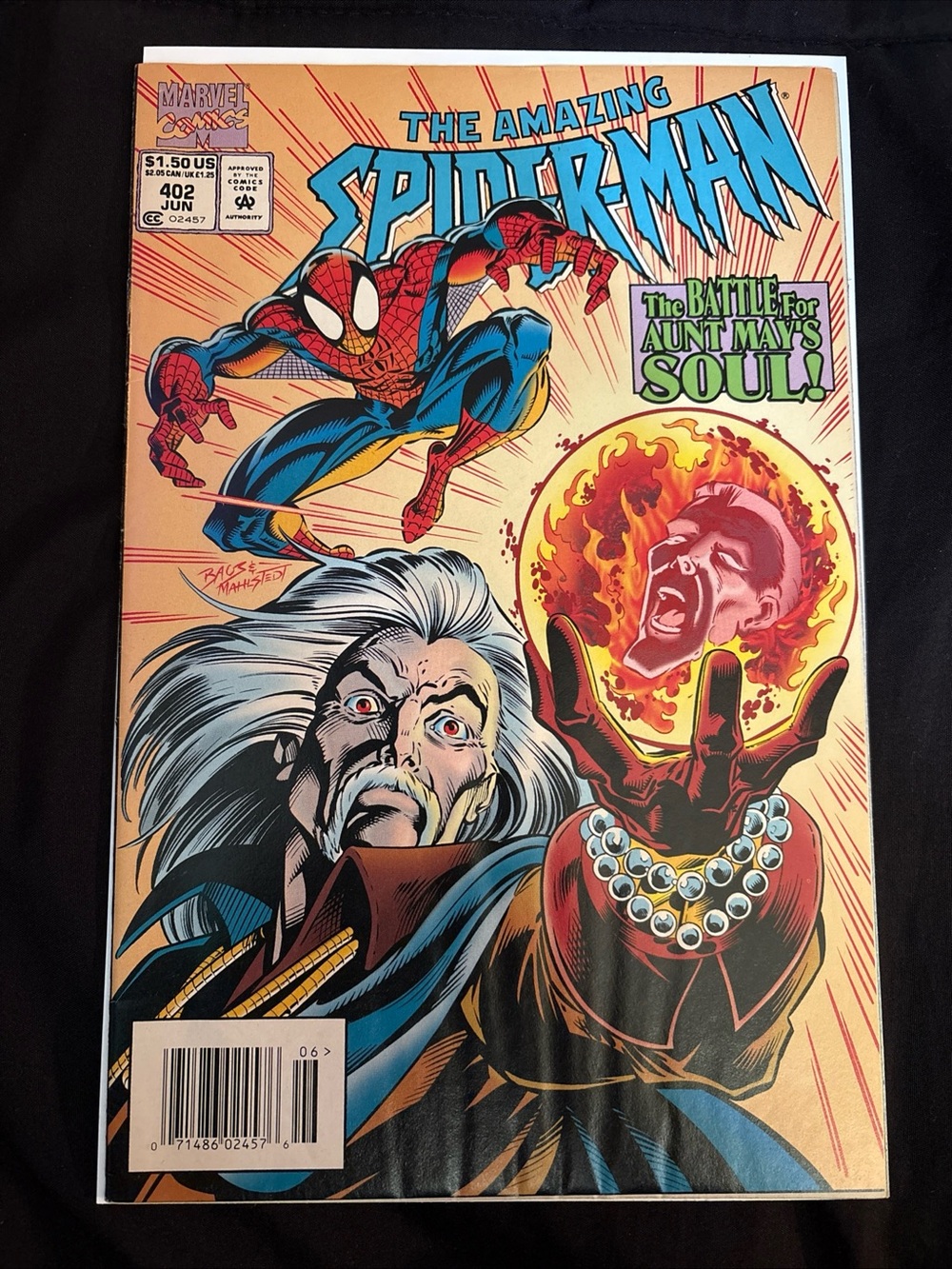 Amazing Spider-Man #402 Marvel 1995 The Battle for Aunt May's Soul